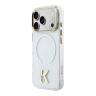 Karl Lagerfeld для iPhone 17 Pro чехол IML K HEAD Metal logo & Camera прозрачный (MagSafe)
