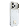 Karl Lagerfeld для iPhone 17 Pro чехол IML K HEAD Metal logo & Camera прозрачный (MagSafe)
