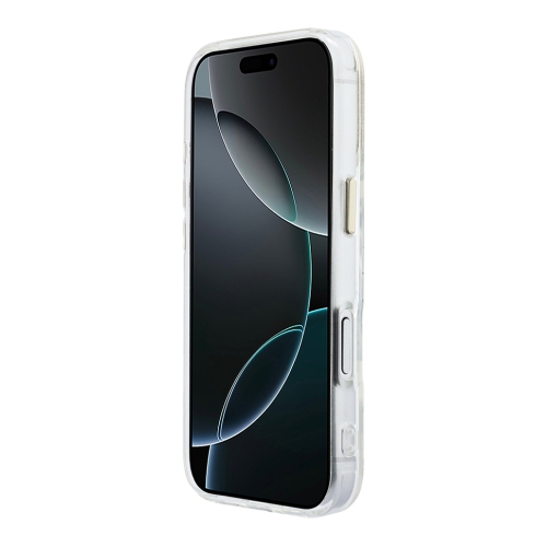 Karl Lagerfeld для iPhone 17 Pro чехол IML K HEAD Metal logo & Camera прозрачный (MagSafe)