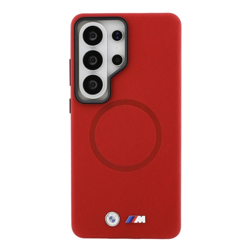 BMW для Galaxy S26 Ultra чехол M-Series PU Full Wrapped Metal logo & Cam Hard Red (MagSafe)