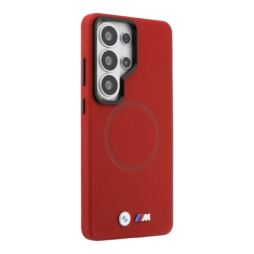 BMW для Galaxy S26 Ultra чехол M-Series PU Full Wrapped Metal logo & Cam Hard Red (MagSafe)