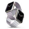 Ремешок Uniq Revix reversible Magnetic для Apple Watch 49-46-45-44 mm, фиолетовый/белый