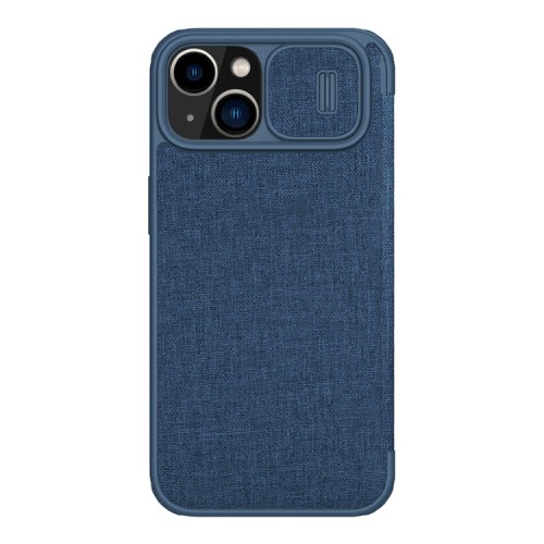 Чехол Nillkin Qin Pro (Cloth) для iPhone 14 Plus, Elite Blue