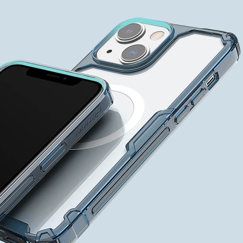 Чехол Nillkin Nature Pro Magnetic для iPhone 14 Plus, Blue (magsafe)