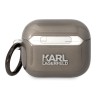 Чехол Lagerfeld TPU with ring NFT Karl Translucent для Airpods 3 (2021), черный