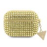 Чехол Guess Diamond Rhinestone with Triangle charm для Airpods Pro 2, золотой