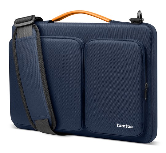 Tomtoc для ноутбуков 15" MacBook Pro/Air сумка Defender Laptop Shoulder Bag A42 Navy Blue