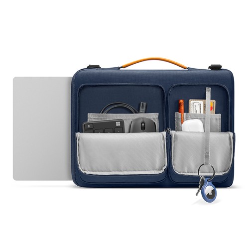 Tomtoc для ноутбуков 15" MacBook Pro/Air сумка Defender Laptop Shoulder Bag A42 Navy Blue
