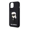 Karl Lagerfeld для iPhone 13 чехол 3D Rubber NFT Karl Ikonik Hard Black