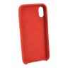 Чехол Toria Alcantara для iPhone X/XS, Lobster (красный)
