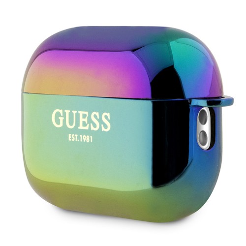 Guess для Airpods Pro 2 чехол PC/TPU with 4G Charm Iridescent Black