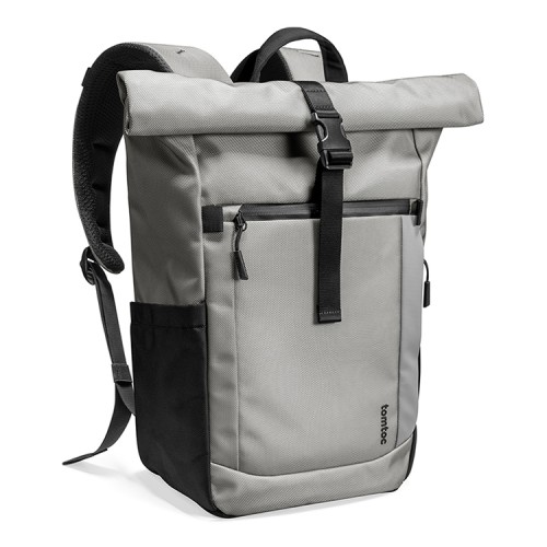 Tomtoc Travel рюкзак Navigator-T61 Rolltop Backpack 15.6"/17L-23L Gray