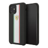 Чехол Ferrari On Track Silicone Hard Stripes для iPhone 11, черный