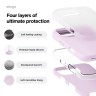 Elago для iPhone 16 Pro Max чехол Soft silicone (Liquid) Light Lilac