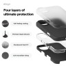 Elago для iPhone 16 чехол Soft silicone (Liquid) Black
