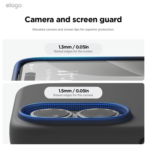 Elago для iPhone 16 чехол Soft silicone (Liquid) Black