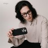 Elago для iPhone 16 чехол Soft silicone (Liquid) Black
