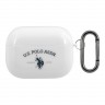U.S. Polo Assn. Double Horse Logo с кольцом для Airpods Pro, белый USACAPTPUWH
