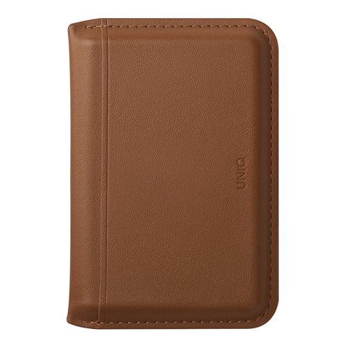 Uniq магн. бумажник Lyden DS Magnetic RFID-blocking wallet Caramel/Ivory