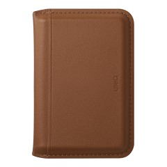 Uniq магн. бумажник Lyden DS Magnetic RFID-blocking wallet Caramel/Ivory