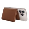Uniq магн. бумажник Lyden DS Magnetic RFID-blocking wallet Caramel/Ivory