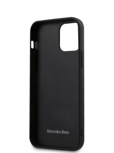 Чехол Mercedes Wood Hard Rosewood для iPhone 12 mini, коричневый