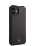 Чехол Mercedes Wood Hard Rosewood для iPhone 12 mini, коричневый