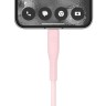 Energea Кабель FLOW USB-C to USB-C PD240W 5A Nanoweave Magnetic tie Pink 1.5m