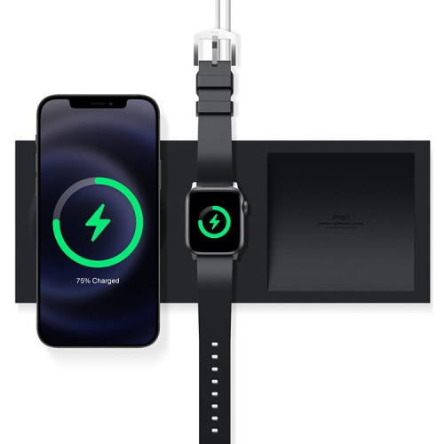 Подставка Elago MagSafe Tray Duo для iPhone/Apple Watch, черная