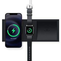 Подставка Elago MagSafe Tray Duo для iPhone/Apple Watch, черная