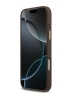 Guess для iPhone 17 Pro Max чехол PU 4G Diamond metal logo Gold camera Hard Brown (MagSafe)