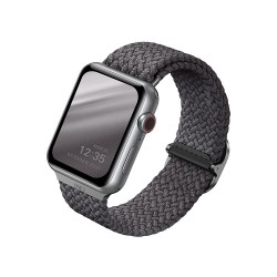 Ремешок Uniq ASPEN Strap Braided для Apple Watch All 42-44-45 мм, серый
