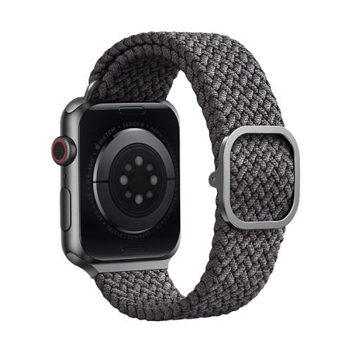 Ремешок Uniq ASPEN Strap Braided для Apple Watch 49-46-45-44 мм, серый