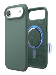 Elago для iPhone Air чехол Magnetic Silicone Midnight Green (MagSafe)