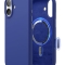 Elago для iPhone 17 чехол Magnetic Silicone Cobalt Blue (MagSafe)