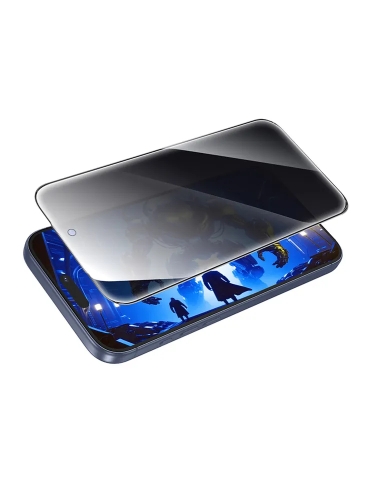 HOCO стекло для iPhone 17 Pro, Bear Shield series Anti-Spy full screen tempered glass Black