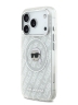 Karl Lagerfeld для iPhone 17 Pro Max чехол IML Karl Head on logo Metal Cam Hard Grey (MagSafe)