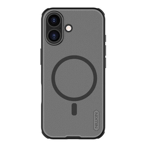 Nillkin для iPhone 17 чехол Super Frosted Shield Pro Magnetic Transparent Black
