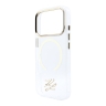 Karl Lagerfeld для iPhone 17 Pro Max чехол IML Initials Metal logo & Camera прозрачный (MagSafe)