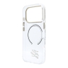 Karl Lagerfeld для iPhone 17 Pro Max чехол IML Initials Metal logo & Camera прозрачный (MagSafe)