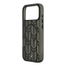 Mercedes для iPhone 17 Pro Max чехол IML Frosted Laurel Leaves Metal Cam Hard Black (MagSafe)