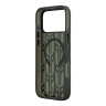 Mercedes для iPhone 17 Pro Max чехол IML Frosted Laurel Leaves Metal Cam Hard Black (MagSafe)