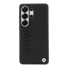 BMW для Galaxy S26 Ultra чехол Signature Leather Logo imprint Metal logo Hard Black (MagSafe)