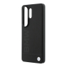 BMW для Galaxy S26 Ultra чехол Signature Leather Logo imprint Metal logo Hard Black (MagSafe)