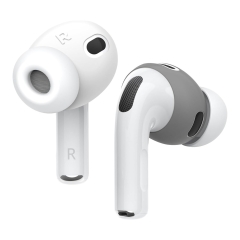 Elago для Airpods Pro 3 накладки на наушники Ear tips Cover Dark grey/White (2 пары)