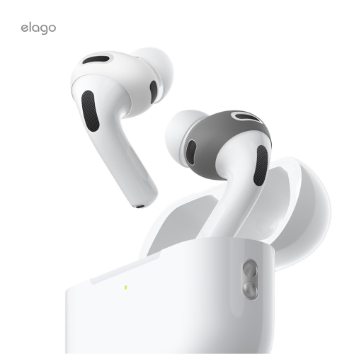 Elago для Airpods Pro 3 накладки на наушники Ear tips Cover Dark grey/White (2 пары)