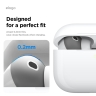 Elago для Airpods Pro 3 накладки на наушники Ear tips Cover Dark grey/White (2 пары)