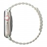 Ремешок Uniq Revix reversible Magnetic для Apple Watch 42-44-45 mm, зеленый/бежевый