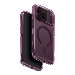 Uniq для iPhone 18 Pro/17 Pro чехол LifePro Xtreme Deep Burgundy (MagSafe)