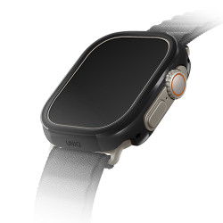 Чехол Uniq Valencia aluminium для Apple Watch Ultra 49 мм, черный